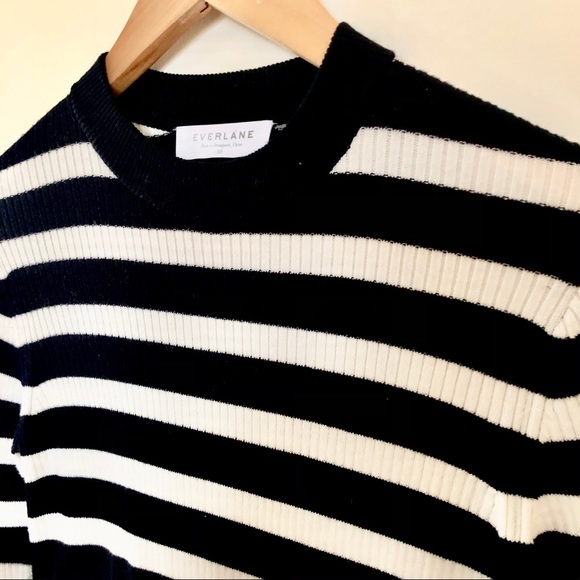 Everlane Striped Crew Neck Sweater - Picture 5 of 8